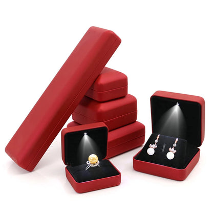 LED Light Jewellery Case - Rings, Earrings, Pendant & Bracelet