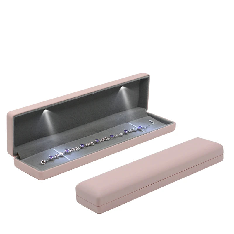 LED Light Jewellery Case - Rings, Earrings, Pendant & Bracelet